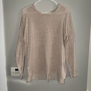 American Eagle Outfitters Light Brown Crew Neck Sweater